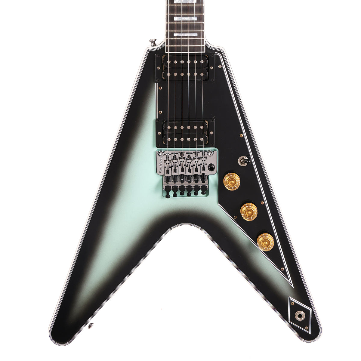 Gibson Custom Shop Flying V Custom Made 2 Measure VOS Kerry Green Burst — 2