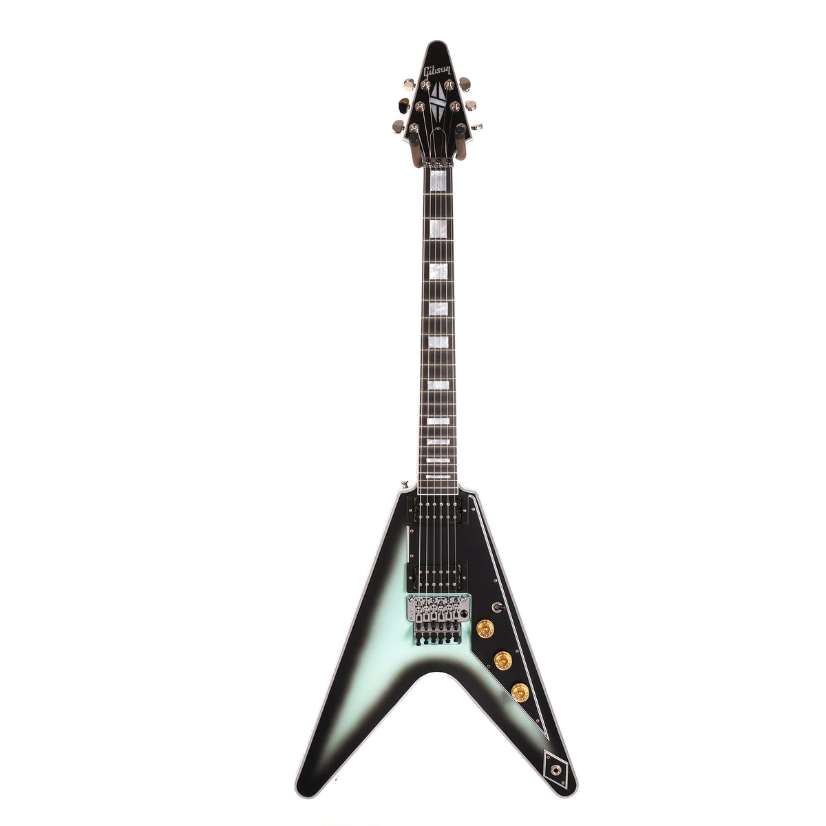 Gibson Custom Shop Flying V Custom Made 2 Measure VOS Kerry Green Burst — 3