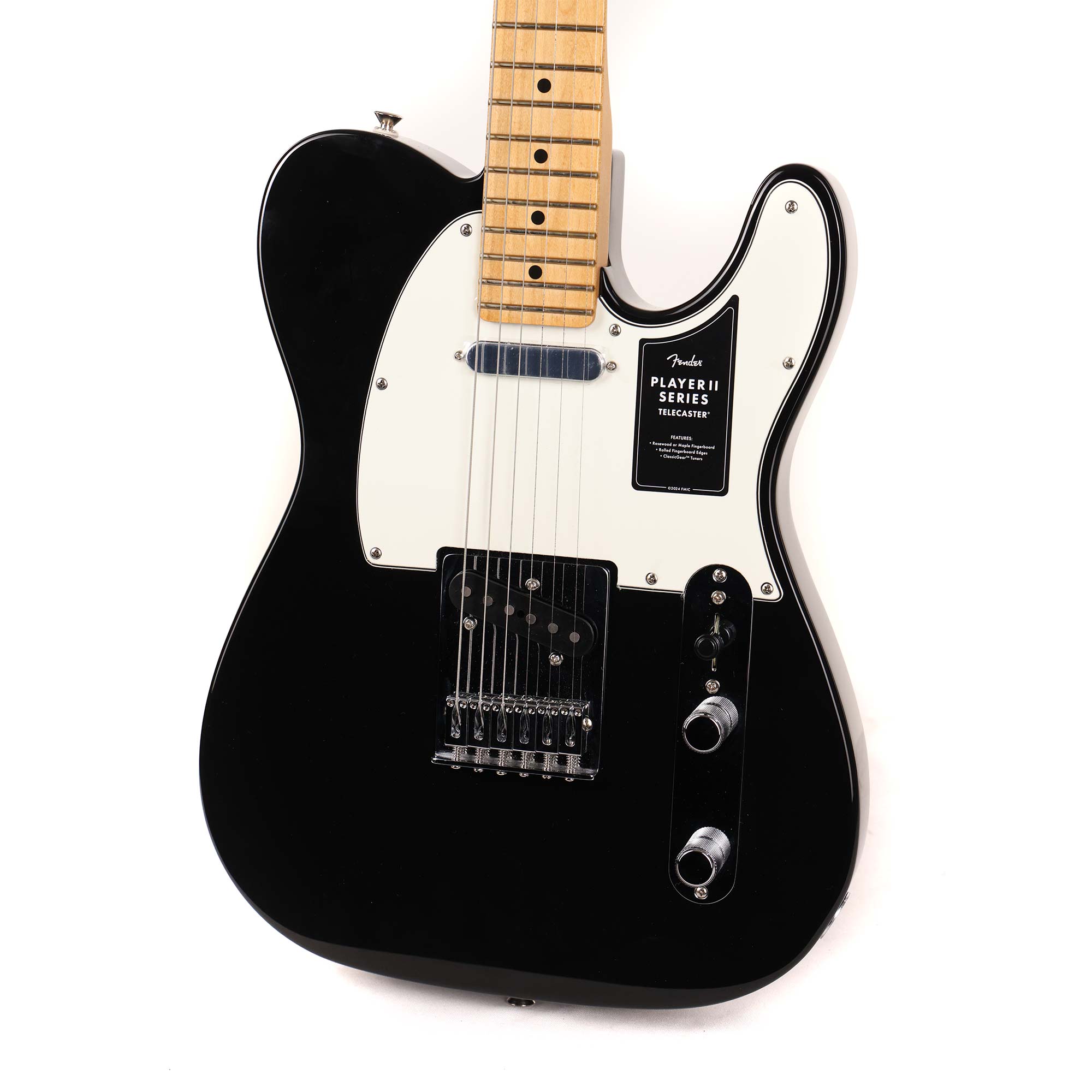 Fender Player II Telecaster Black 2024 | The Music Zoo