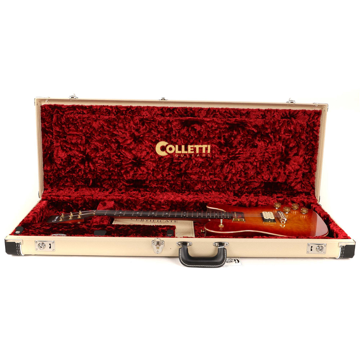 Colletti Guitars Speed of Sound Singlecut Nitro Cherry Sunburst — 11