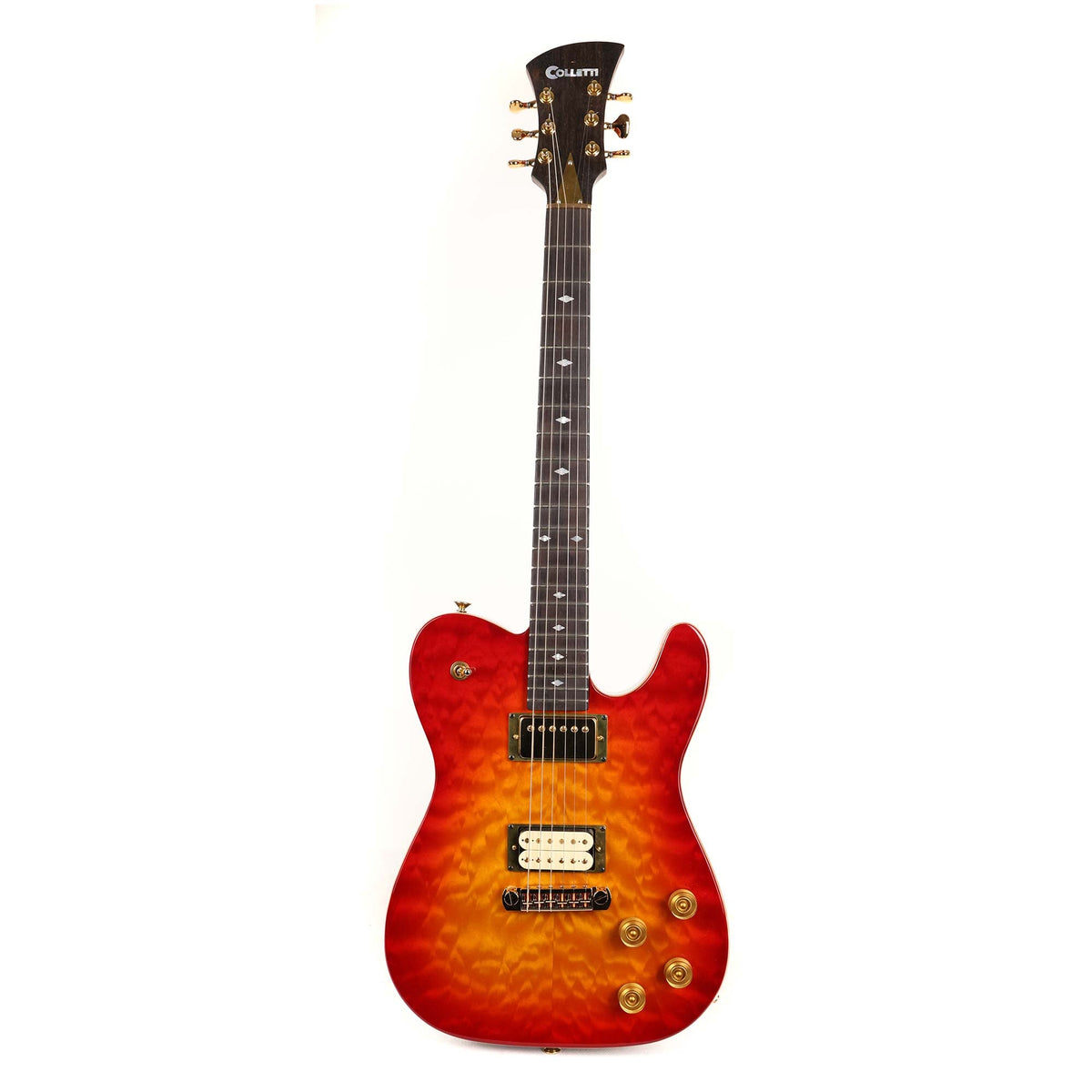Colletti Guitars Speed of Sound Singlecut Nitro Cherry Sunburst — 2