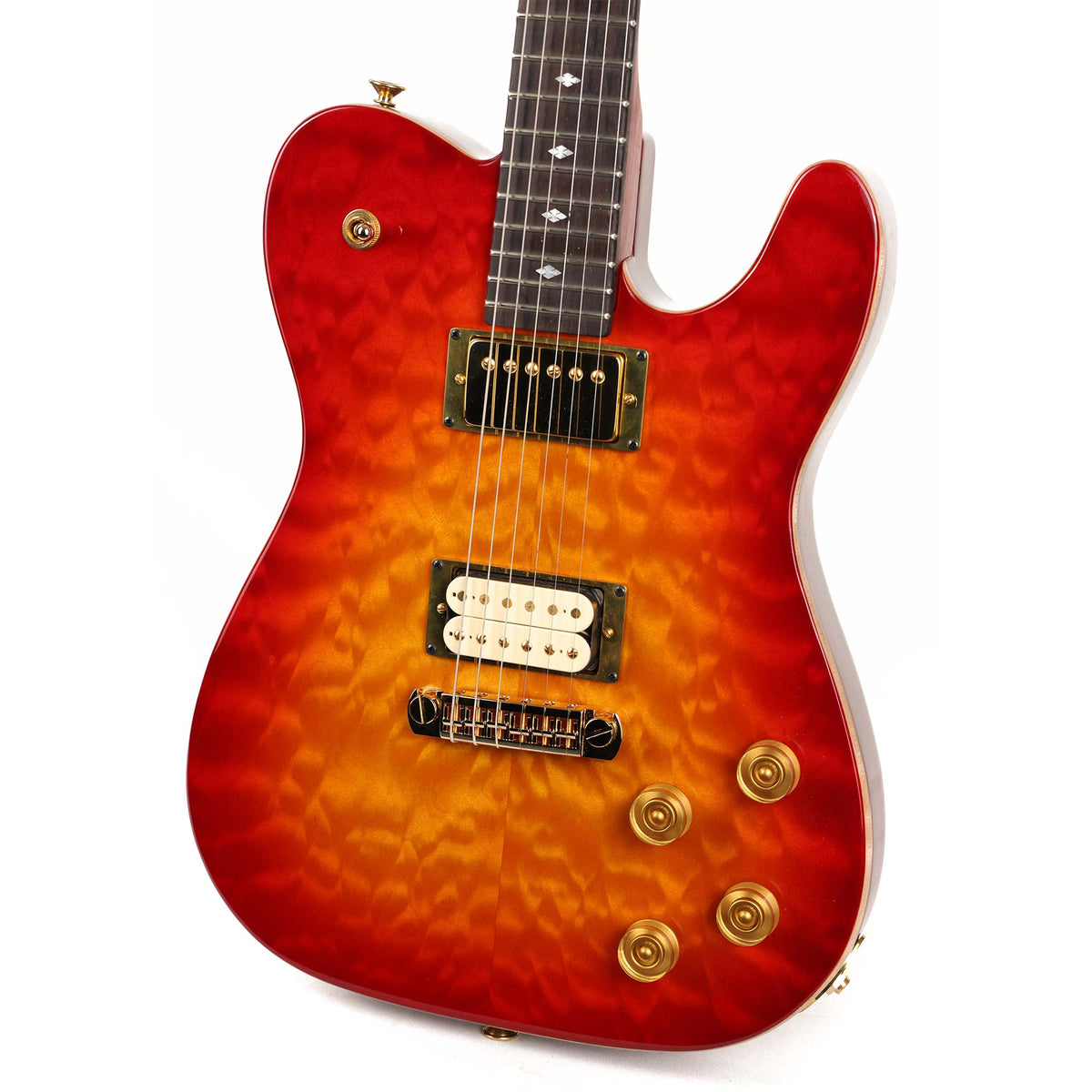 Colletti Guitars Speed of Sound Singlecut Nitro Cherry Sunburst — 5