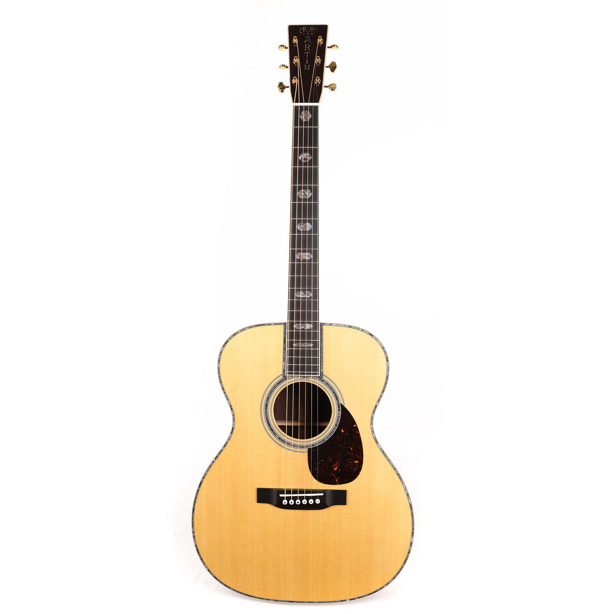 Martin OM-45 Acoustic Guitar Natural 2025 — 2