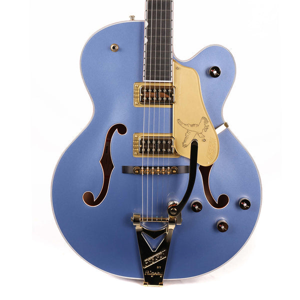 Gretsch Falcon Hollowbody with String-Thru Bigsby Cerulean Smoke