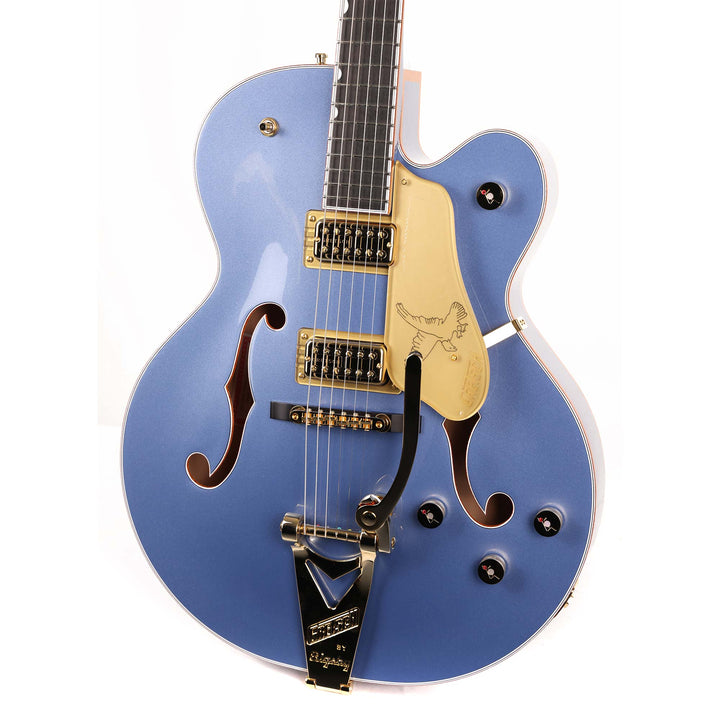 Gretsch Falcon Hollowbody with String-Thru Bigsby Cerulean Smoke