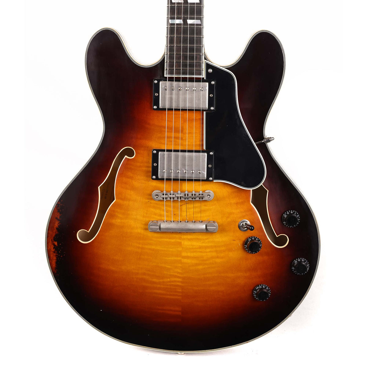 Eastman T59/v Thinline Archtop Antique Sunburst — 1