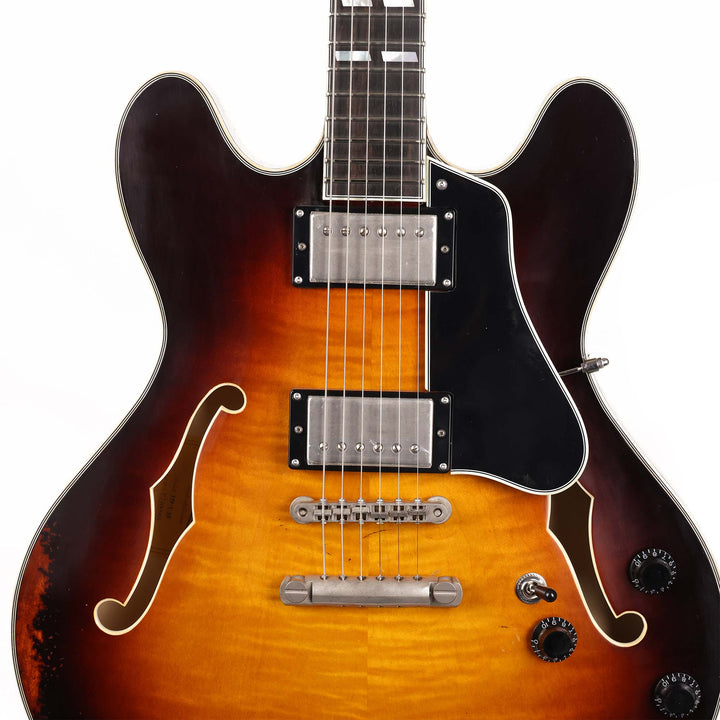 Eastman T59/v Thinline Archtop Antique Sunburst