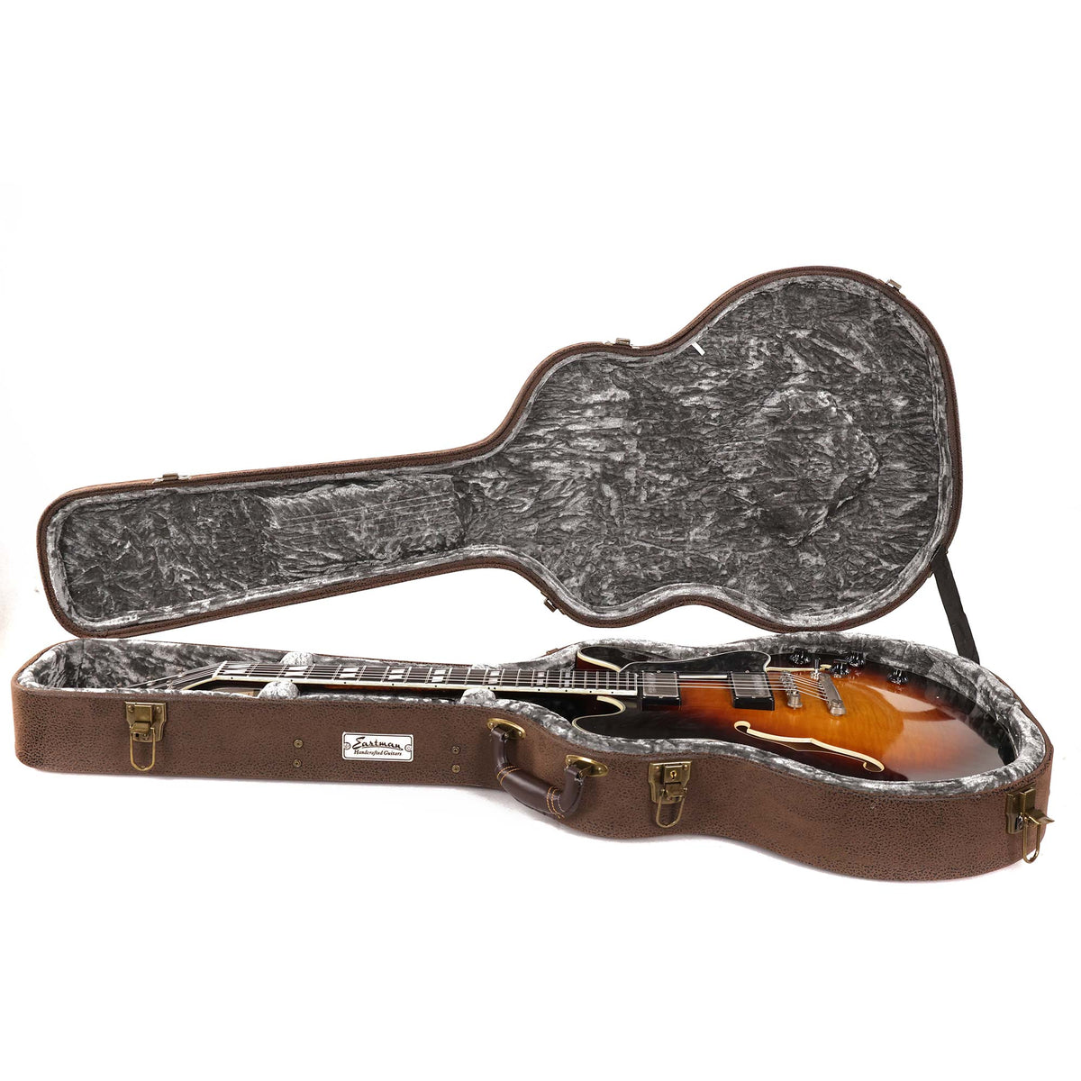 Eastman T59/v Thinline Archtop Antique Sunburst — 9
