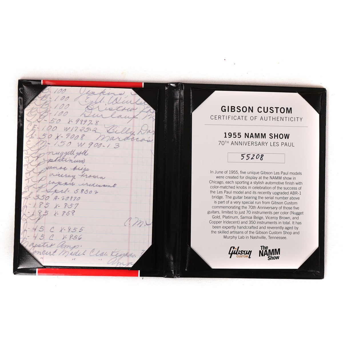 Gibson Custom Shop 1955 NAMM Show Commemorative Edition Les Paul Viceroy Brown — 14