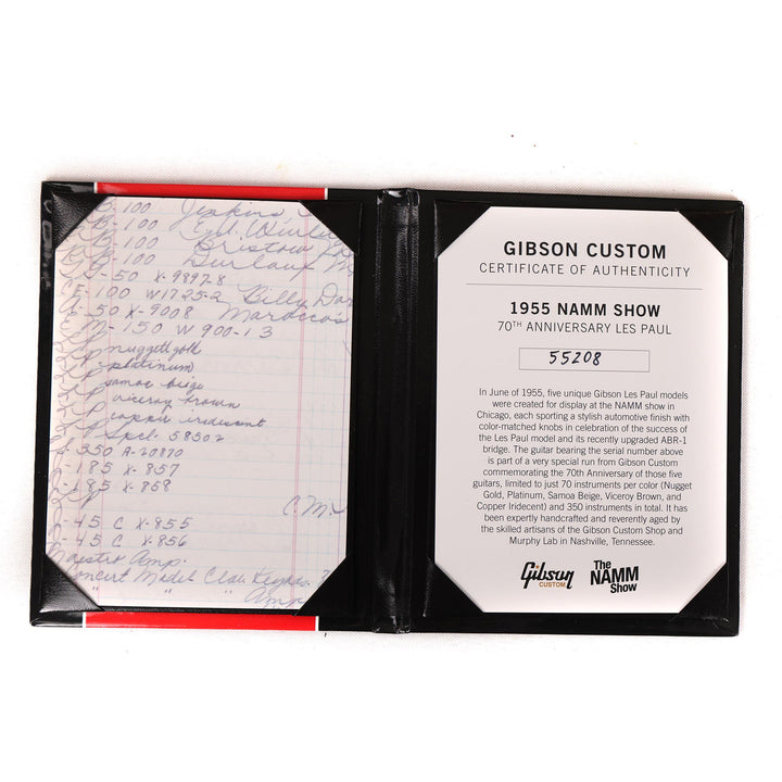 Gibson Custom Shop 1955 NAMM Show Commemorative Edition Les Paul Viceroy Brown