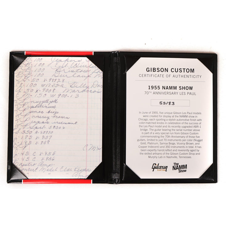 Gibson Custom Shop 1955 NAMM Show Commemorative Edition Les Paul Platinum