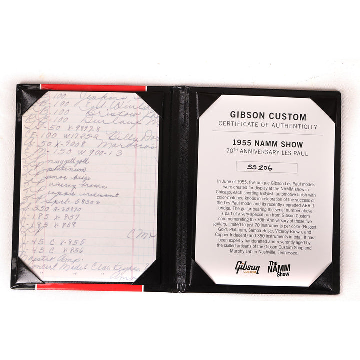 Gibson Custom Shop 1955 NAMM Show Commemorative Edition Les Paul Nugget Gold