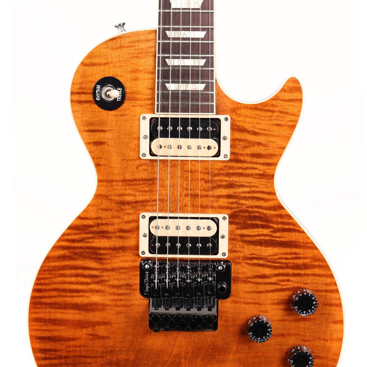 Gibson Custom Shop Dealer Select Les Paul Axcess Standard Floyd Figured Siberian Tiger Gloss — 4