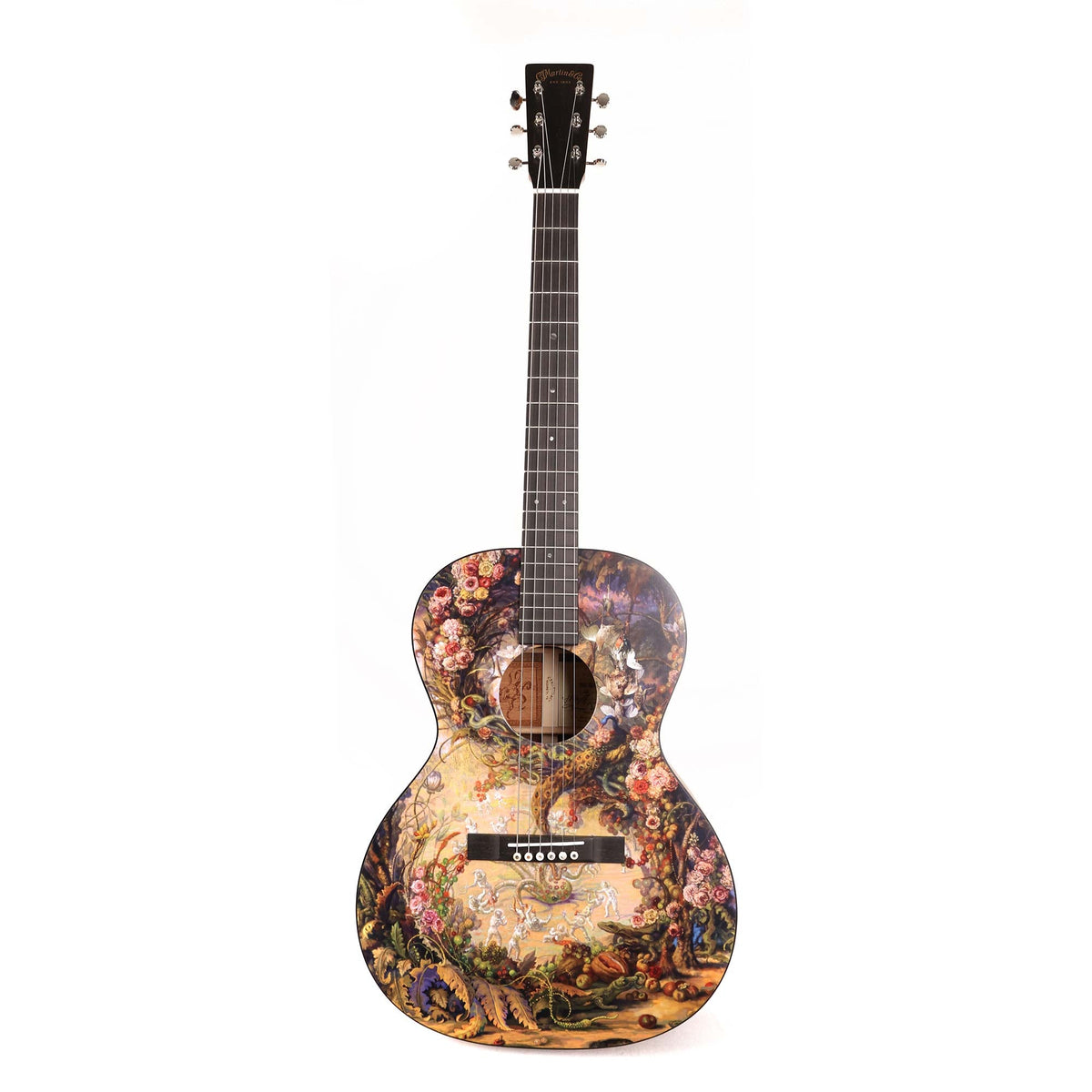 Martin 00L Oliver Acoustic Guitar with Julie Heffernan Artwork — 2