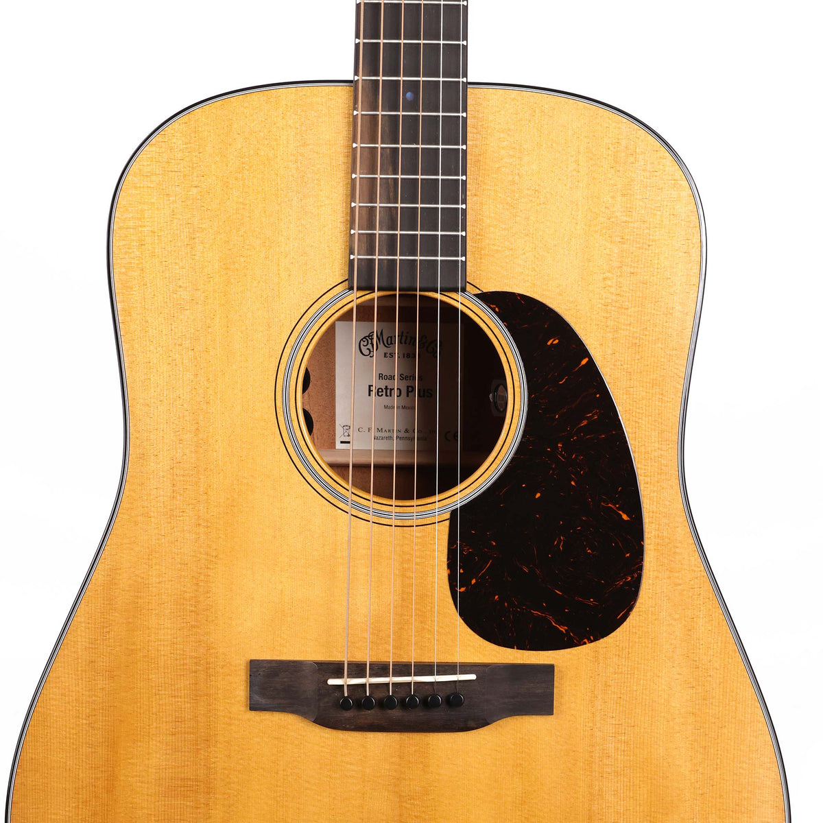 Martin  DE Retro Plus Mahogany Acoustic-Electric Natural — 4