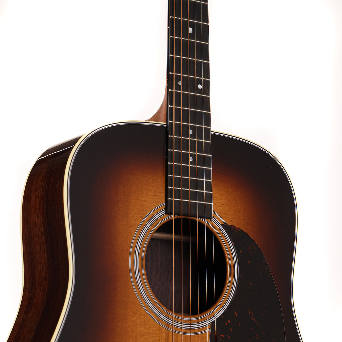 Martin Standard Series D-28 Acoustic Guitar Sunburst — 4