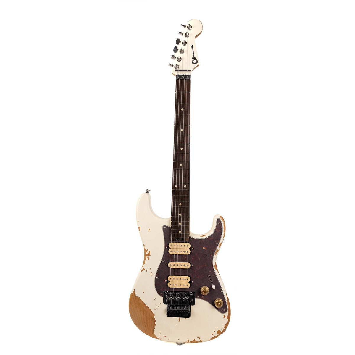 Charvel Super-Stock San Dimas Style 1 HH FR RW Aged Arctic — 2