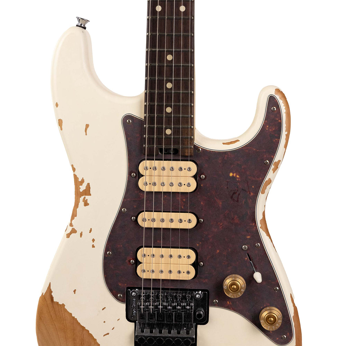 Charvel Super-Stock San Dimas Style 1 HH FR RW Aged Arctic — 4