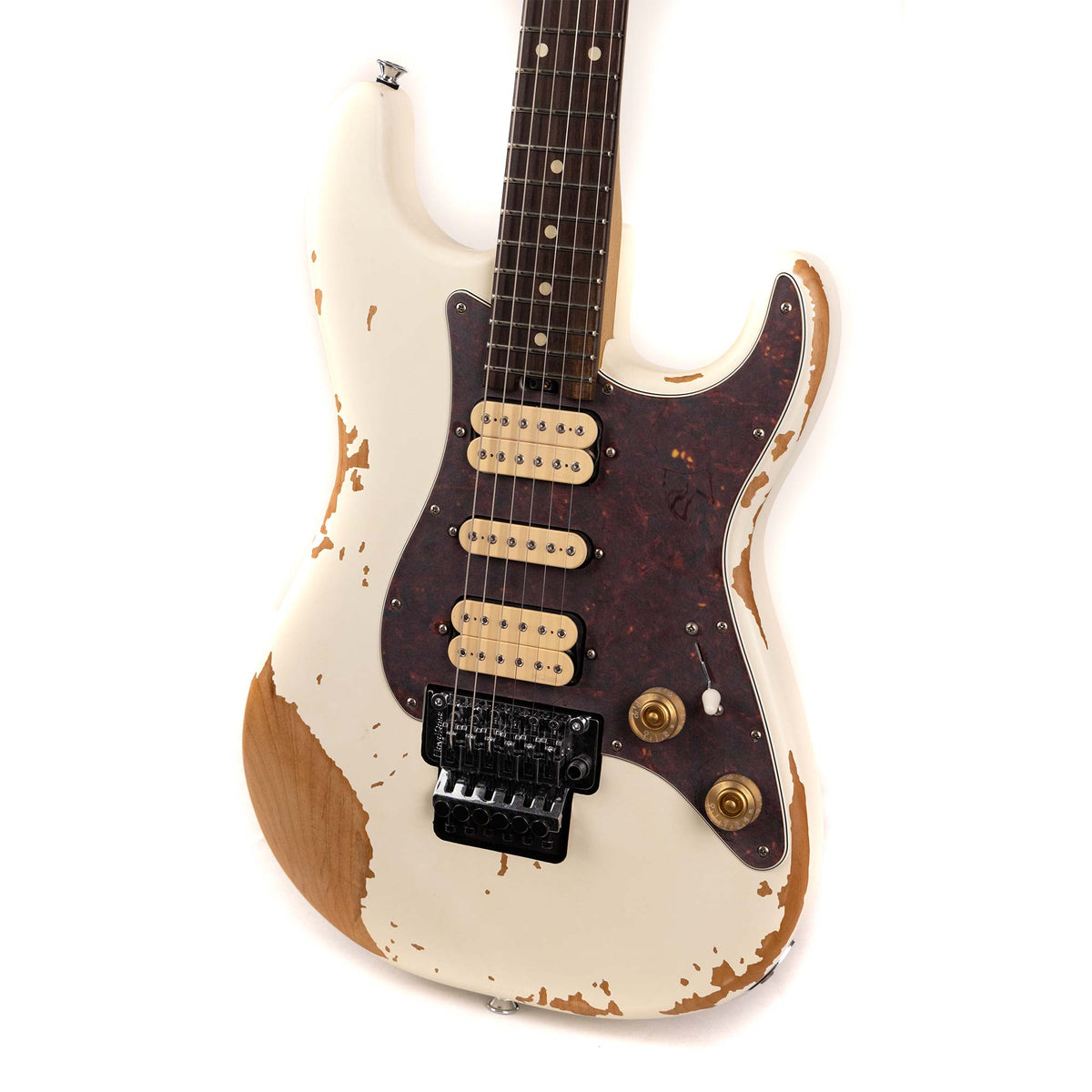 Charvel Super-Stock San Dimas Style 1 HH FR RW Aged Arctic — 5