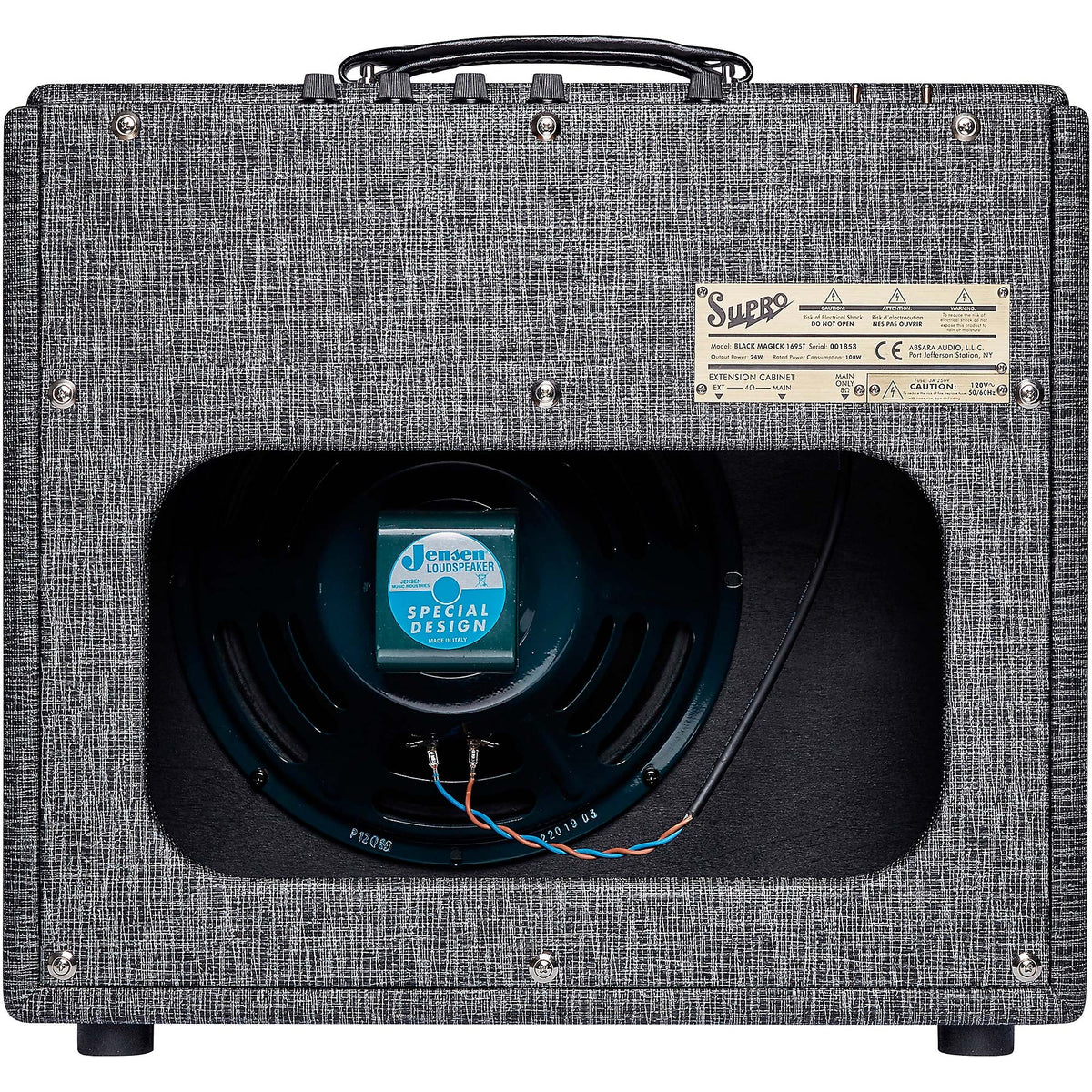 Supro Black Magick 1x12 Combo Amplifier — 3