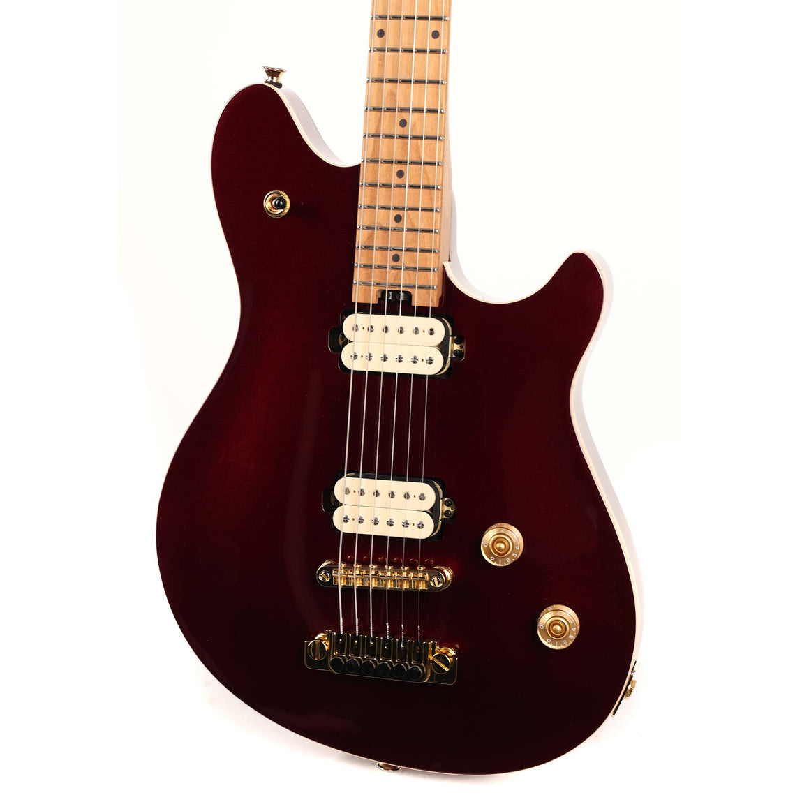 EVH Wolfgang Special Baked Maple T.O.M Oxblood Used | The Music Zoo