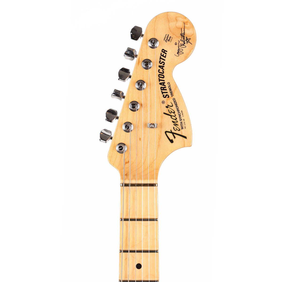 Fender Custom Shop Yngwie Malmsteen Signature Stratocaster NOS Burgundy Mist Metallic — 7