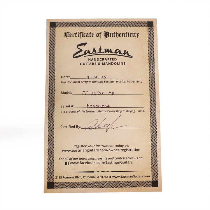 Eastman Fullertone SC'52 Moss Black