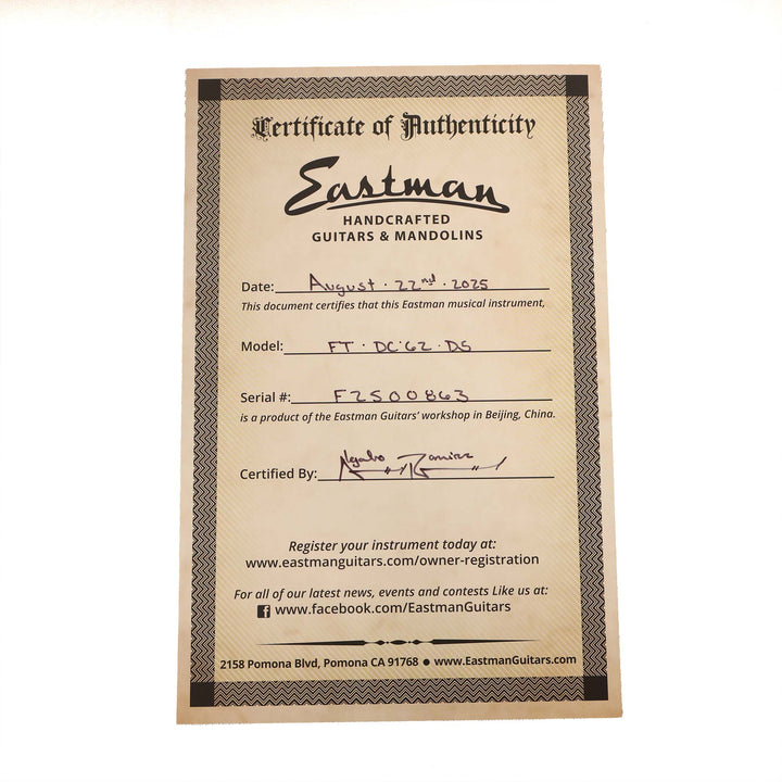 Eastman Fullertone DC'62 Desert Sand