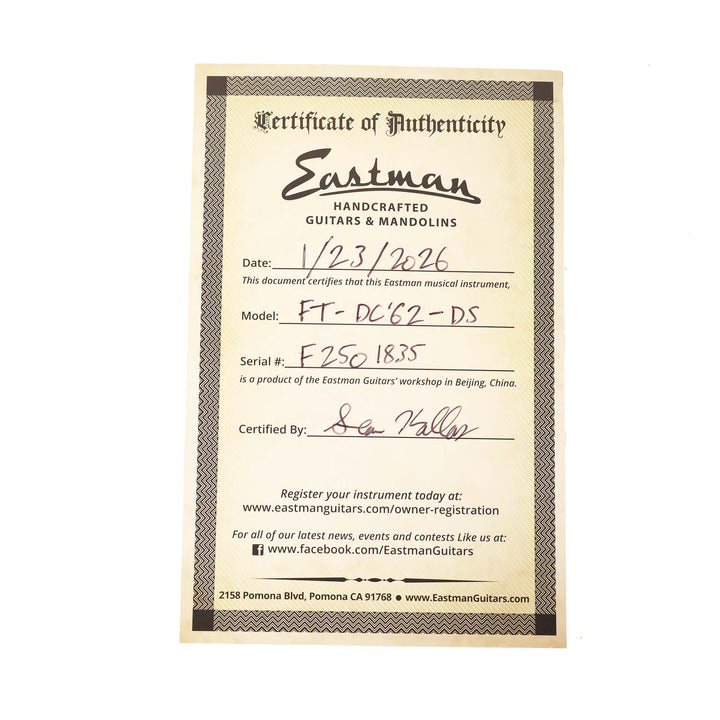 Eastman Fullertone DC'62 Desert Sand