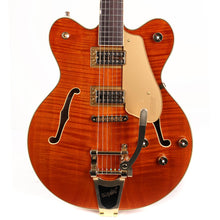 Gretsch Electromatic LTD Flame Okoume Broadkaster Double-Cut Roundup Orange Stain Used