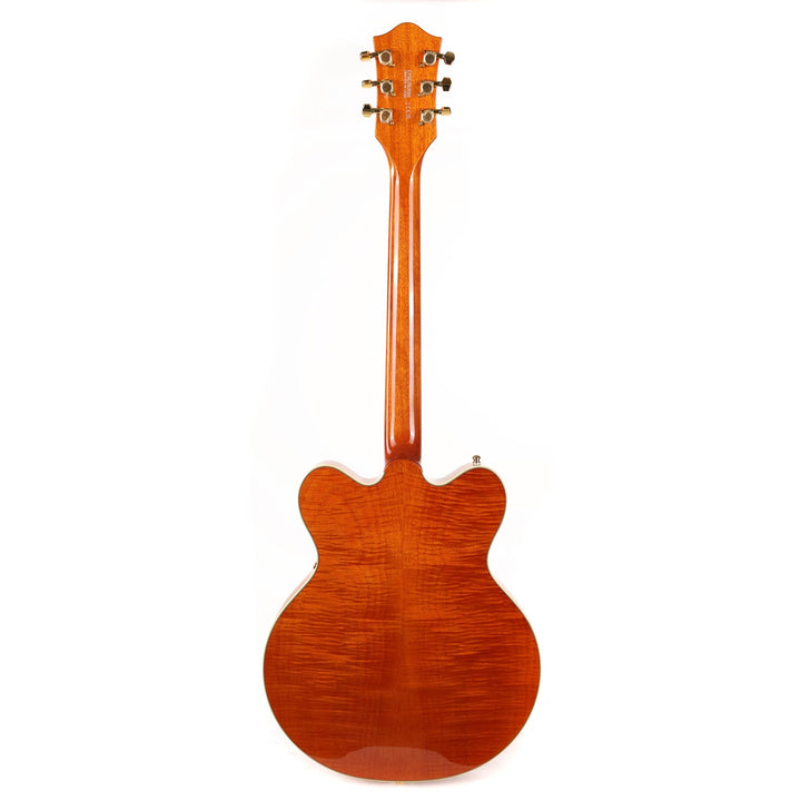 Gretsch Electromatic LTD Flame Okoume Broadkaster Double-Cut Roundup Orange Stain Used