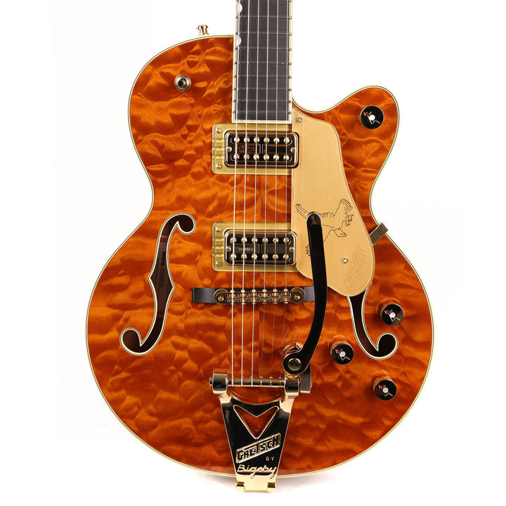 Gretsch Limited Edition Falcon Center Block Jr. Quilted Maple Roundup Orange