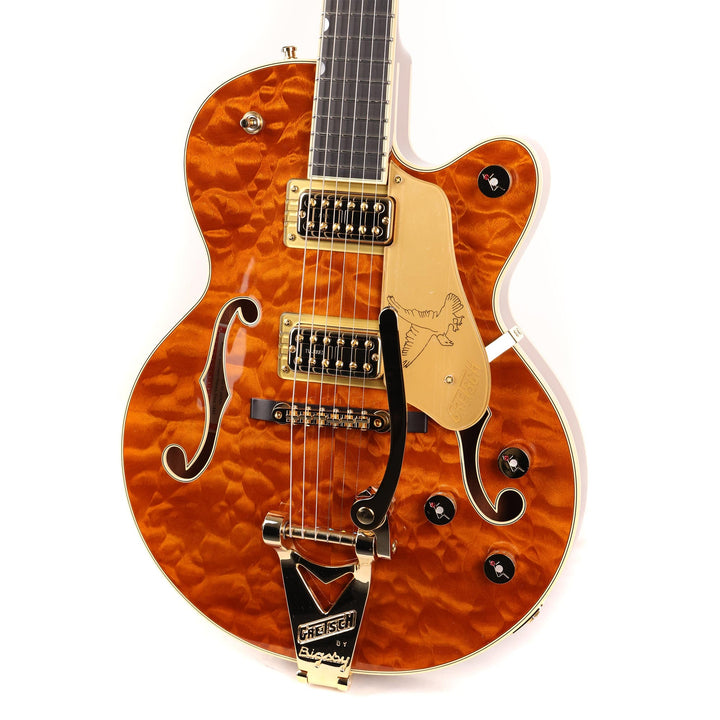 Gretsch Limited Edition Falcon Center Block Jr. Quilted Maple Roundup Orange