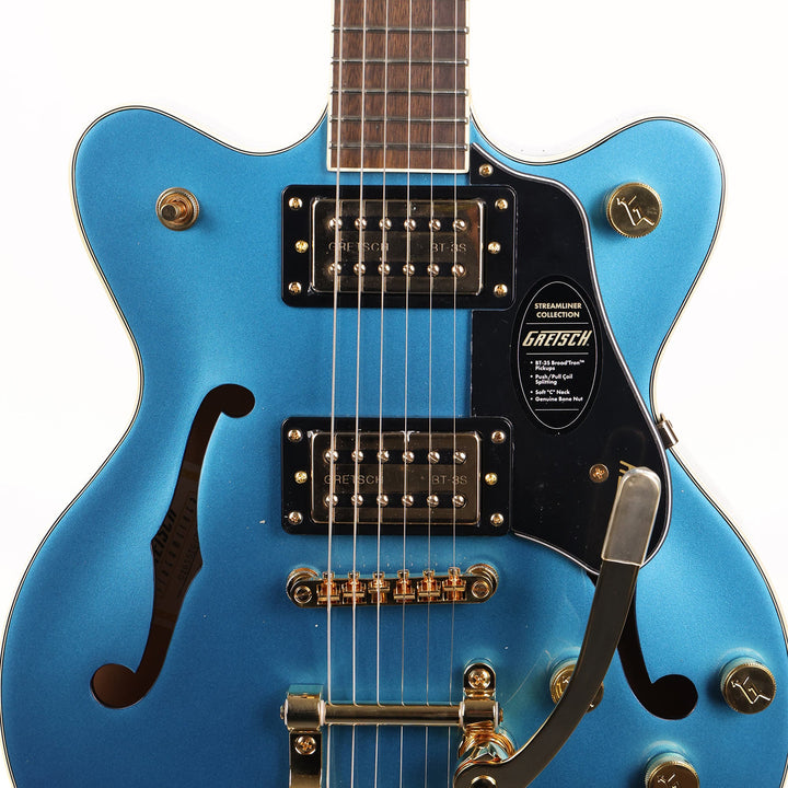 Gretsch G2655TG Streamliner Center Block Jr. Double-Cut with Bigsby Riviera Blue Used