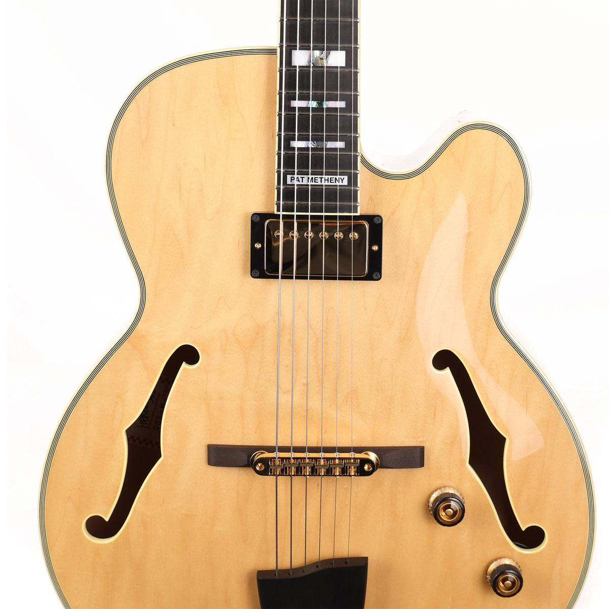 Ibanez PM200 Pat Metheny Signature Hollowbody Natural — 4