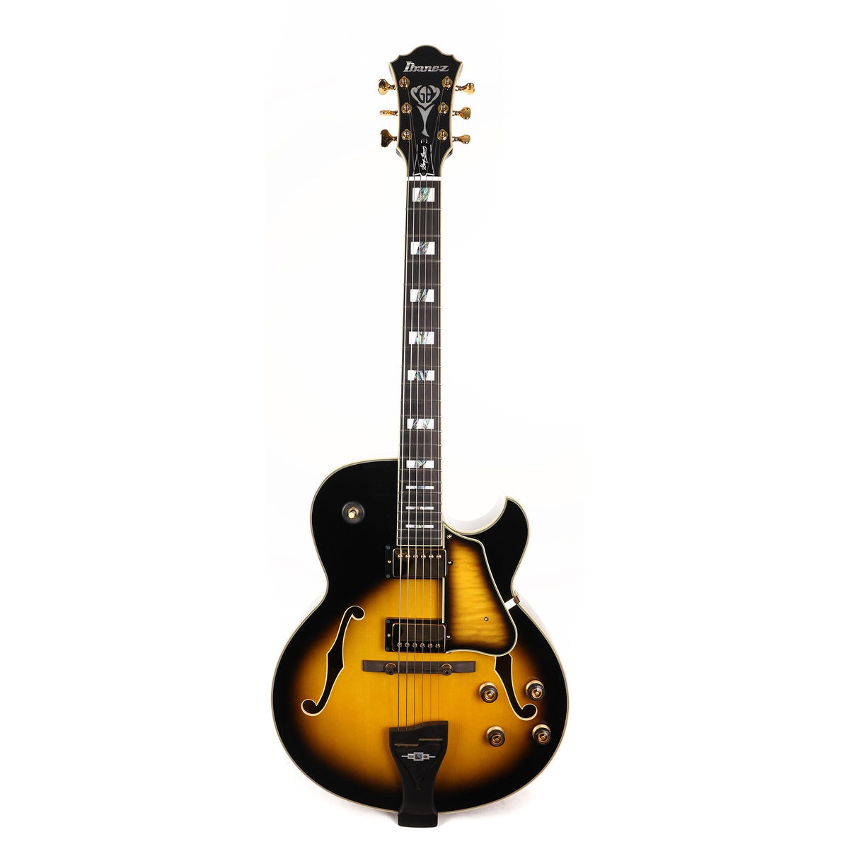 Ibanez George Benson LGB300 Signature Guitar Yellow Vintage Sunburst 2025 — 2