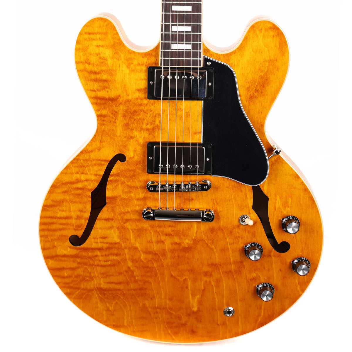 Gibson ES-335 Figured Custom Color Guitar Honey Amber — 1
