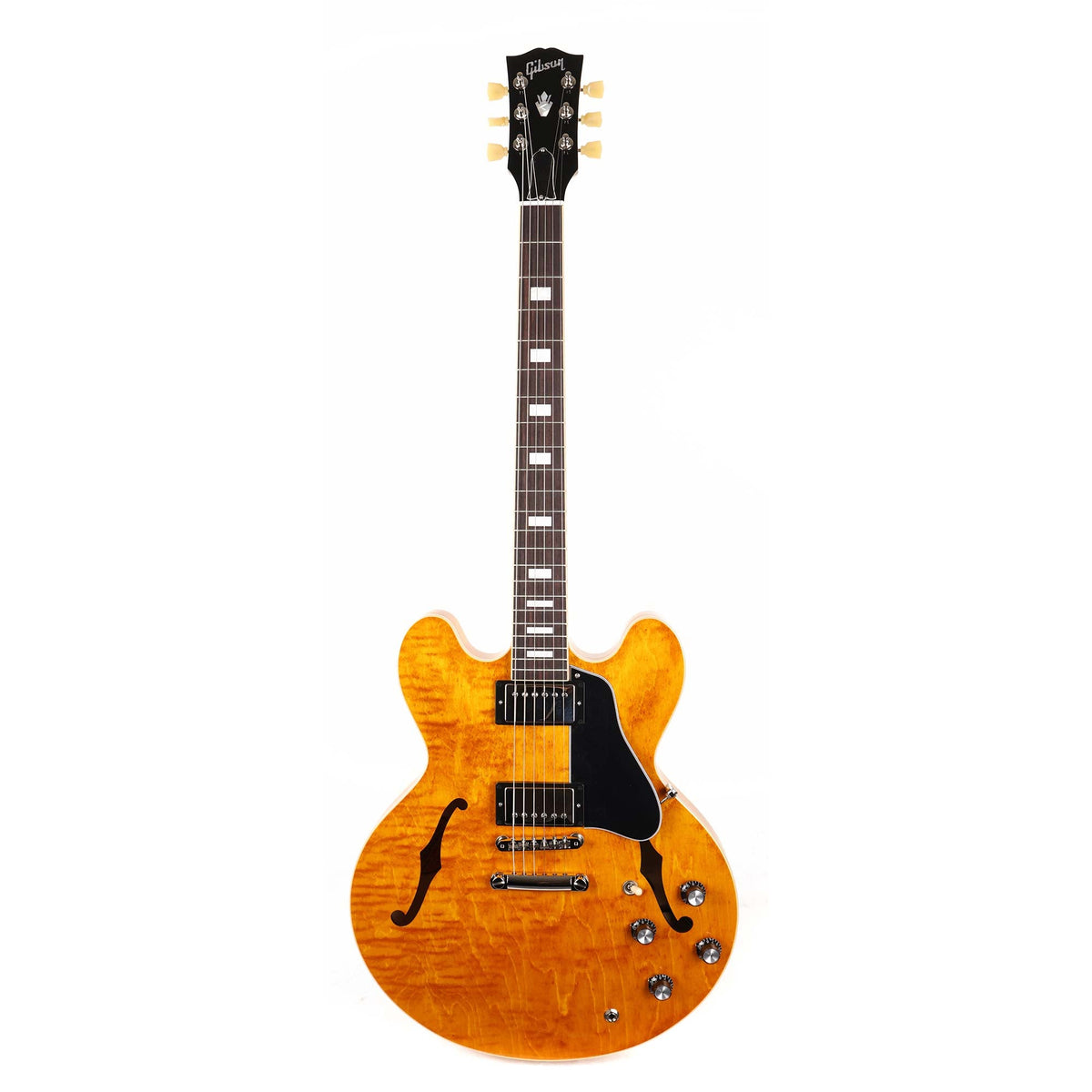 Gibson ES-335 Figured Custom Color Guitar Honey Amber — 2
