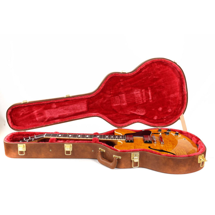 Gibson ES-335 Figured Custom Color Guitar Honey Amber
