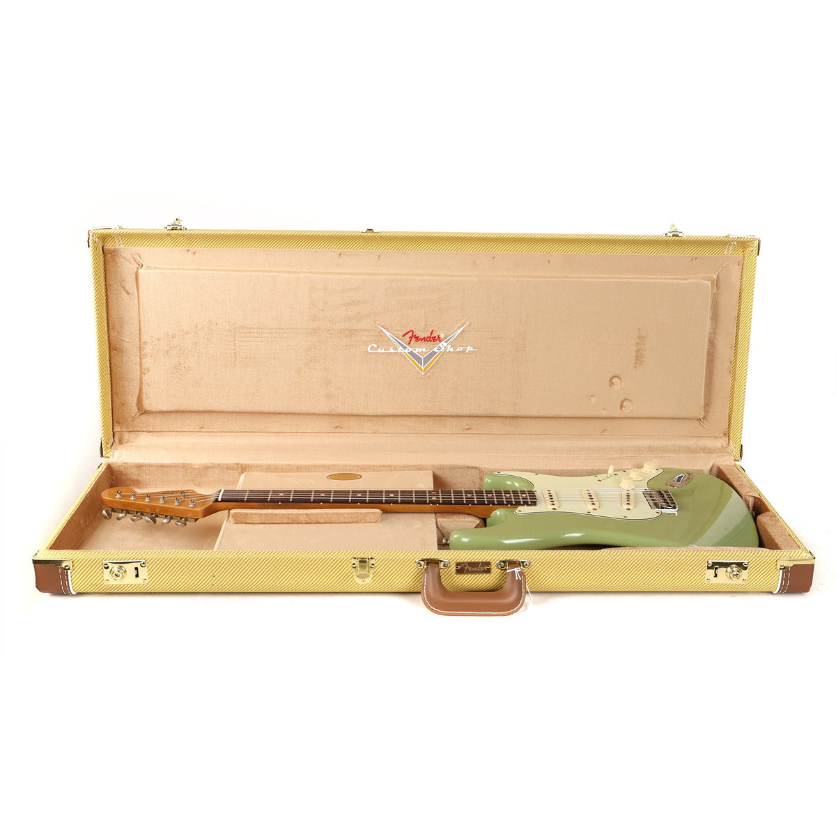 Fender Custom Shop 1963 Hardtail Stratocaster Relic Sweat Pea Green — 15