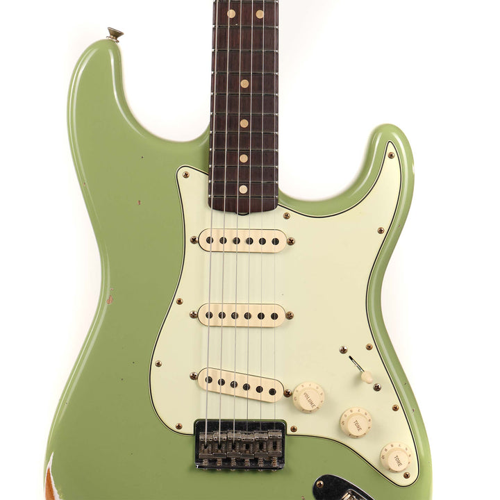 Fender Custom Shop 1963 Hardtail Stratocaster Relic Sweat Pea Green