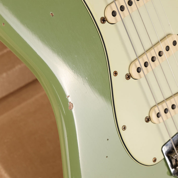 Fender Custom Shop 1963 Hardtail Stratocaster Relic Sweat Pea Green