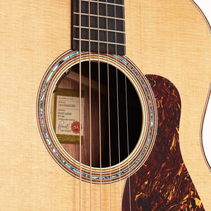 Taylor Gold Label Collection 814e Super Auditorium Acoustic-Electric Natural