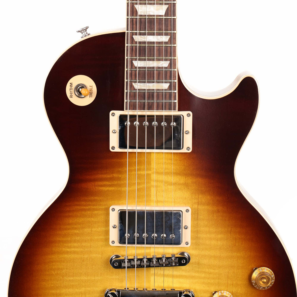 Gibson Les Paul Standard 50s Faded Vintage Tobacco Burst — 4