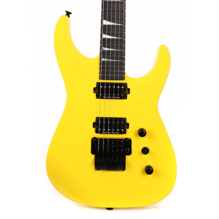Jackson Custom Shop SL2H Reverse Headstock Graffiti Yellow
