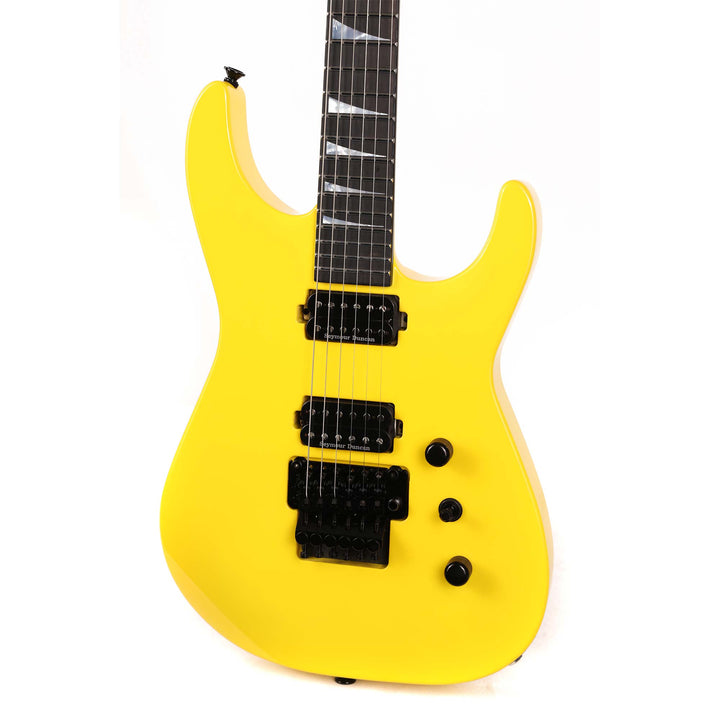 Jackson Custom Shop SL2H Reverse Headstock Graffiti Yellow