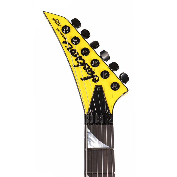 Jackson Custom Shop SL2H Reverse Headstock Graffiti Yellow