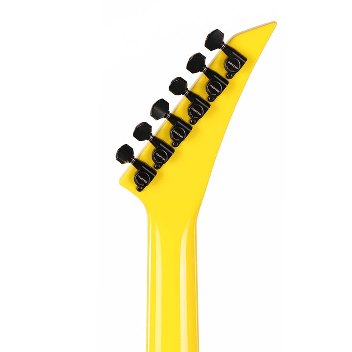 Jackson Custom Shop SL2H Reverse Headstock Graffiti Yellow
