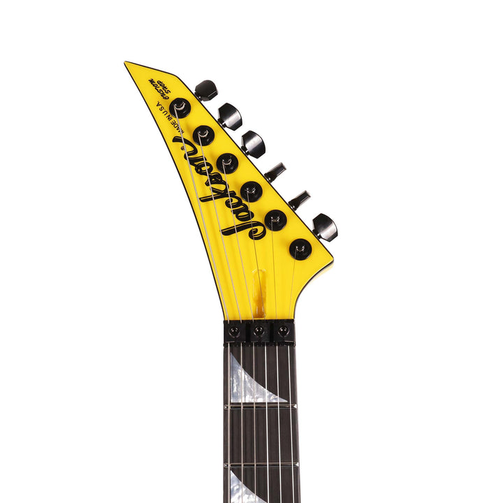 Jackson Custom Shop SL2H Reverse Headstock Graffiti Yellow