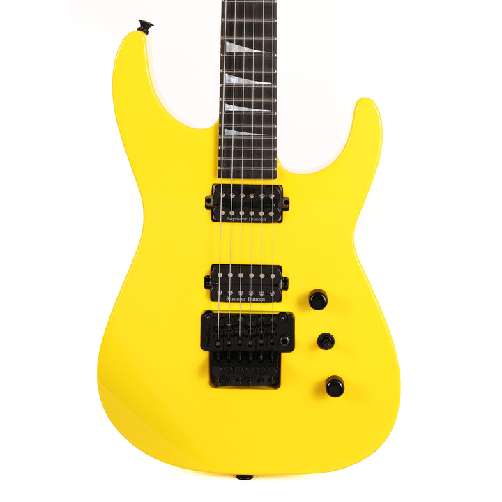Jackson Custom Shop SL2H Reverse Headstock Graffiti Yellow